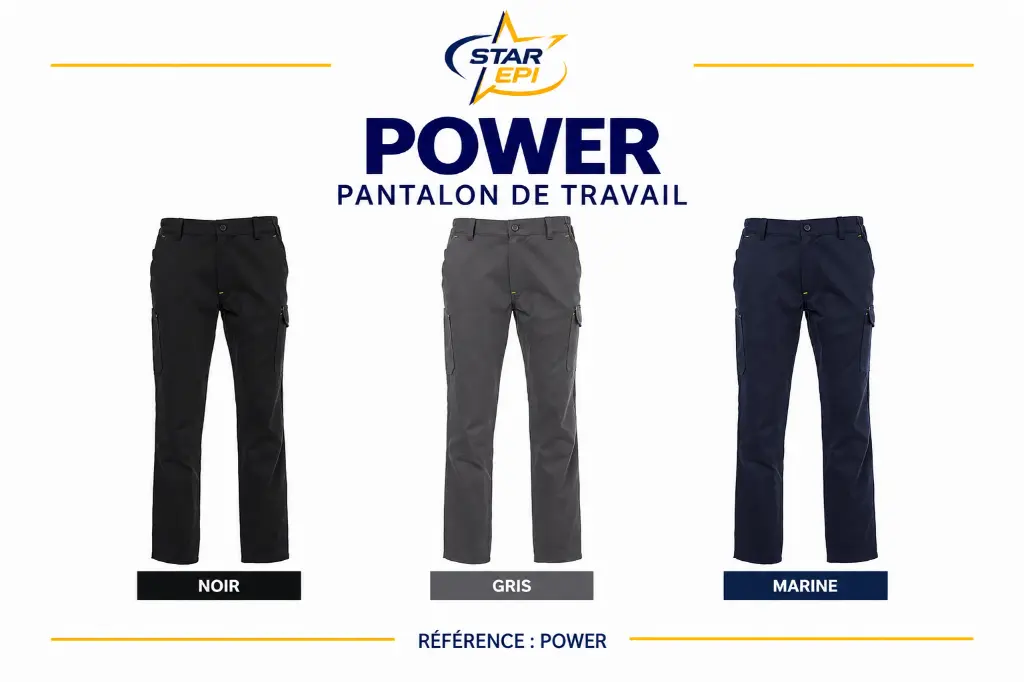 Affiche Power Pantalons de Travail.webp