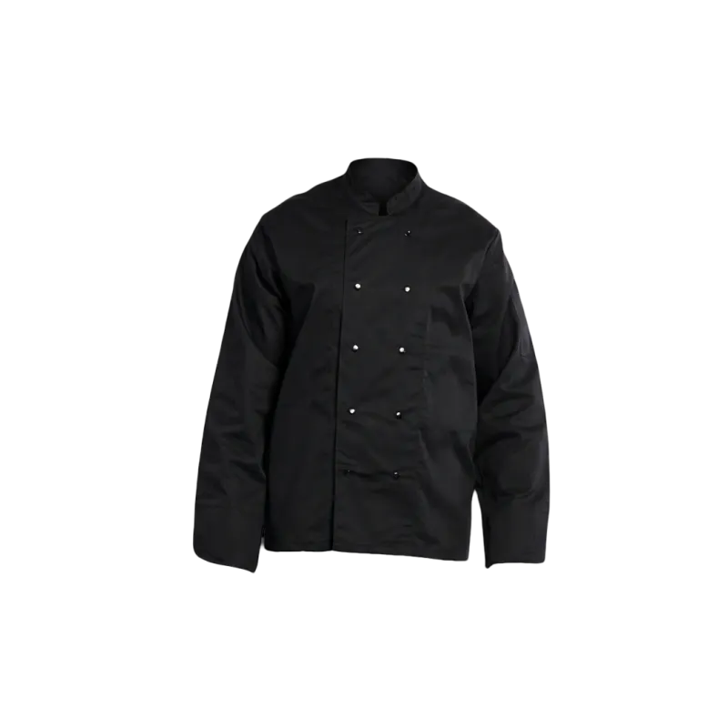 16BPN - Veste de cuisine noire manches longues (T00)