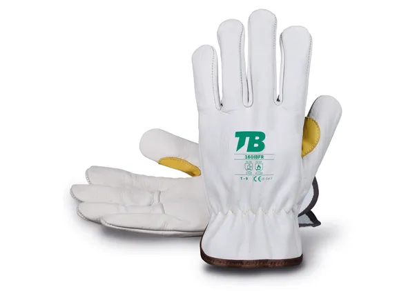 160IBRF - Gants cuir à renfort- lot de 10 paires