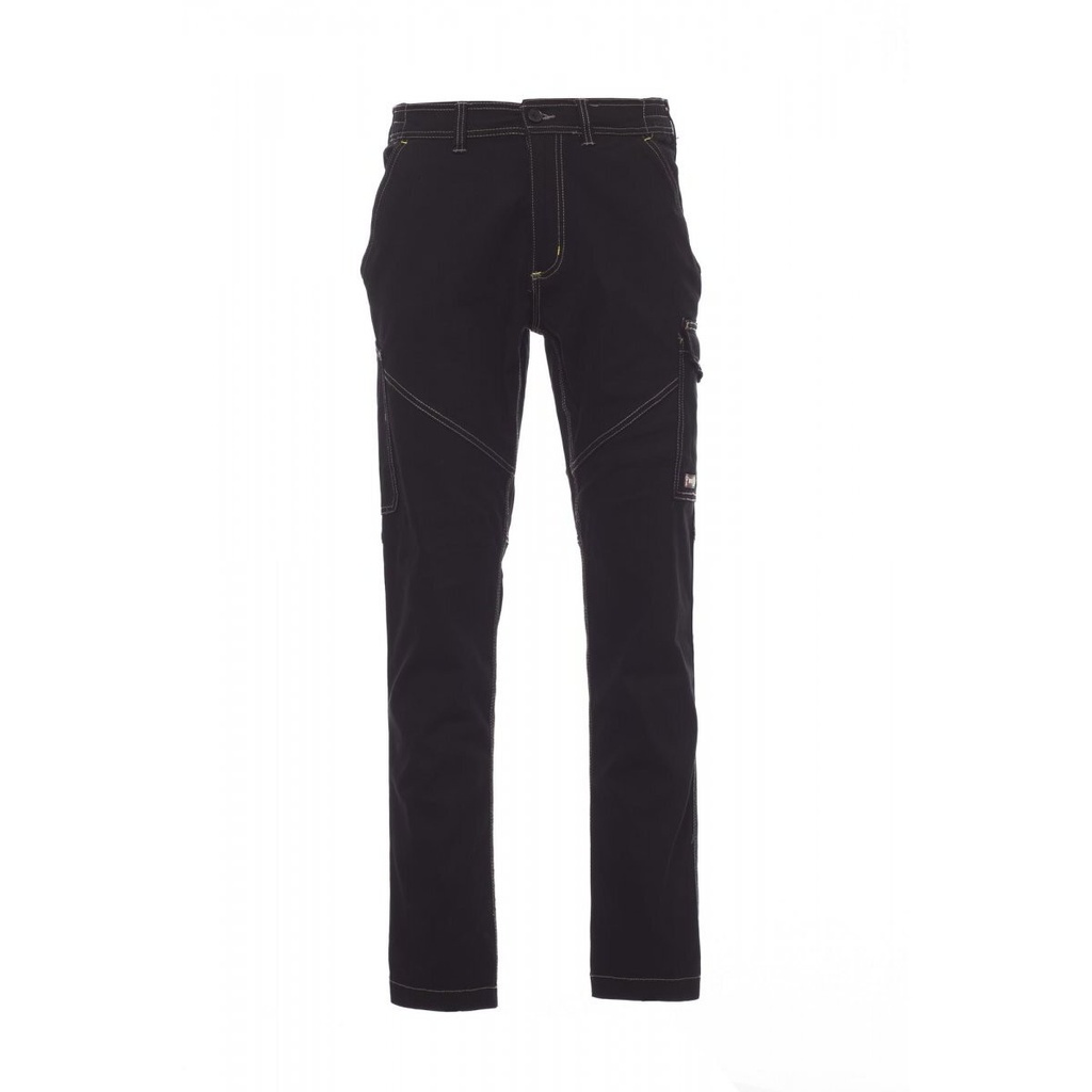 WORKER STRECH Pantalon - 98% coton 2% élasthanne (noir, XS)