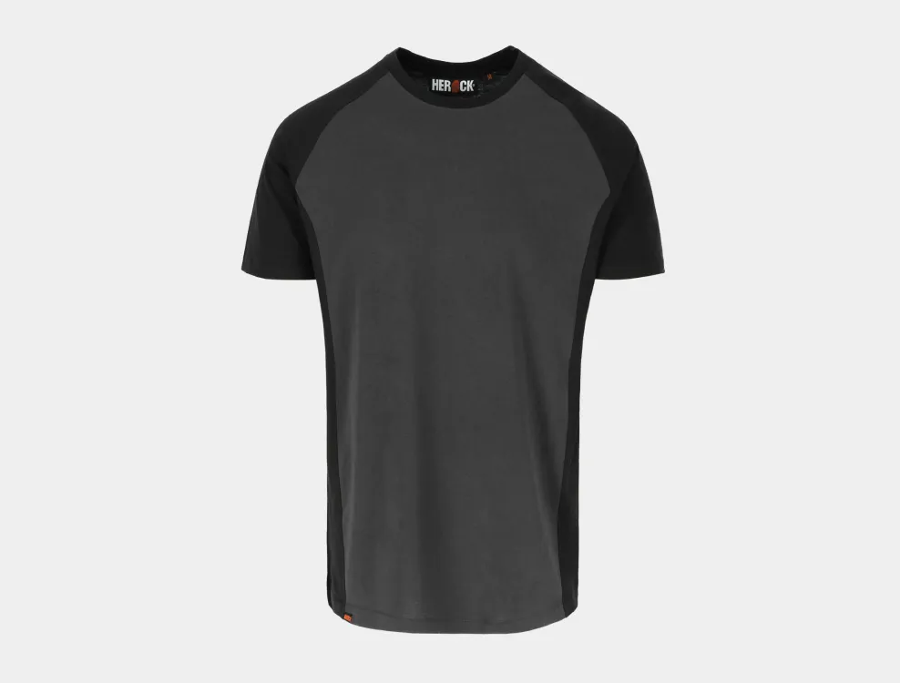 TORI - T-shirt MC bicolore (XS, gris/noir)