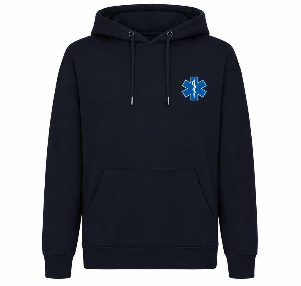 Sweat AMBULANCIER marine + croix ambulance (XS)